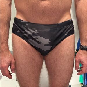 Men's Camo Swim Briefs